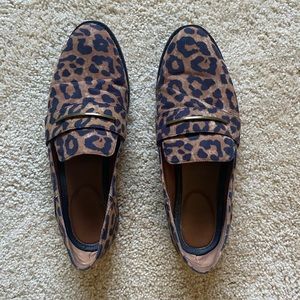 Franco Sarto Cheetah Print Loafers